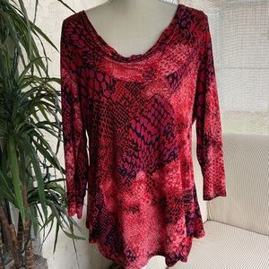 Beverly Drive Red/Back/Purple Top